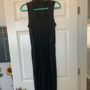 black jumpsuit